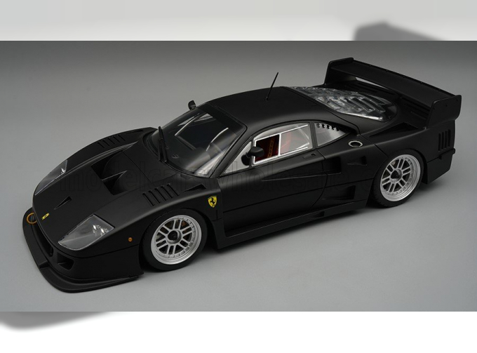 FERRARI F40 Lm Press Version (1996) - Bbs Silver Wheels, Matt Black