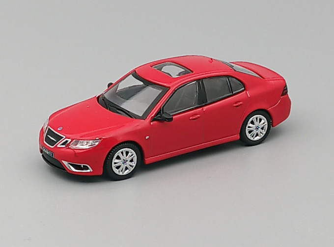 SAAB 9-3 Aero Sedan (2008), red
