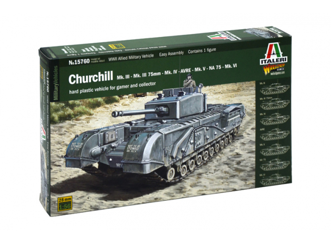 Сборная модель Churchill (various versions)