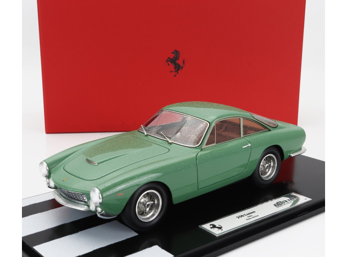 FERRARI 250 Lusso Coupe Rain Version (1963) - Con Vetrina - With Showcase, Matt Green