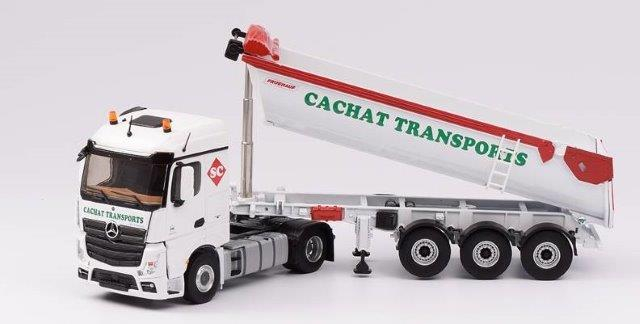 MERCEDES-BENZ Actros 2 с полуприцепом-самосвалом "CACHAT TRANSPORTS" 2018