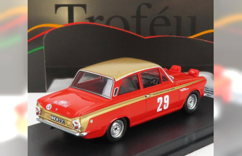 FORD Lotus Cortina N29 Rally Montecarlo (1966) B.ljungfeldt - B.rehnfeldt, Red Gold