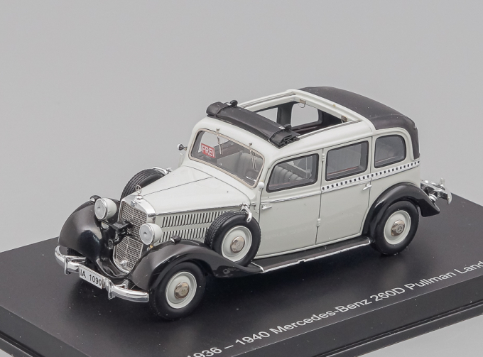 (Уценка!) MERCEDES-BENZ 260D W138 Pullman landaulet Berlin taxi (1936-1941), black / grey