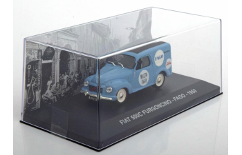 FIAT 500C Furgoncino "FAGO" (1950), light blue