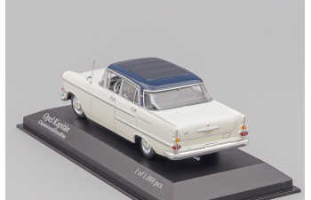 OPEL Kapitan 1959, white / blue