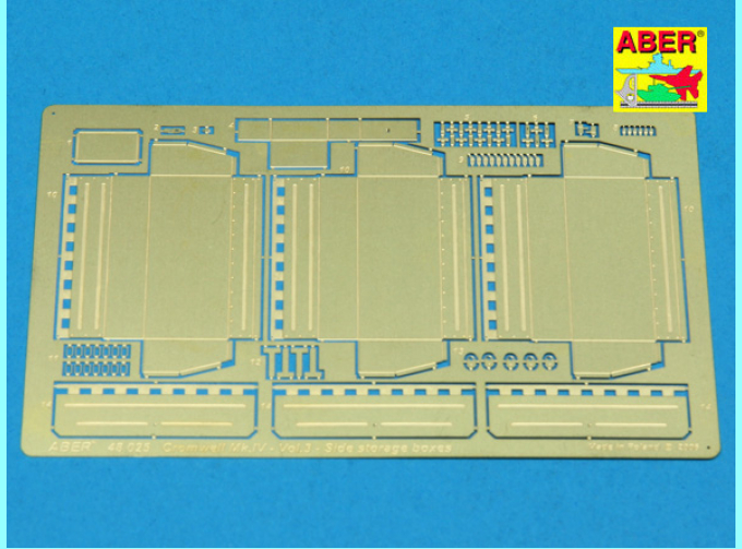 Фототравление для British cruiser tank Cromwell Mk.IV - vol. 3 - additional set - side storage boxes