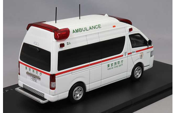 TOYOTA Himedic Ambulance Tokyo FD (2022), white/red