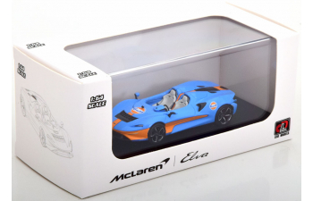 MCLAREN Elva Gulf, light blue/orange