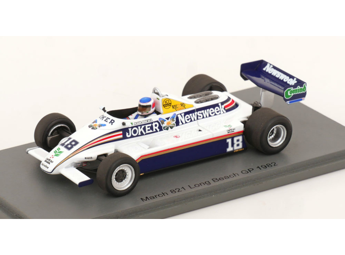 MARCH 821 №18 9th USA West GP Formula 1 (Long Beach) Raul Boesel (1982)