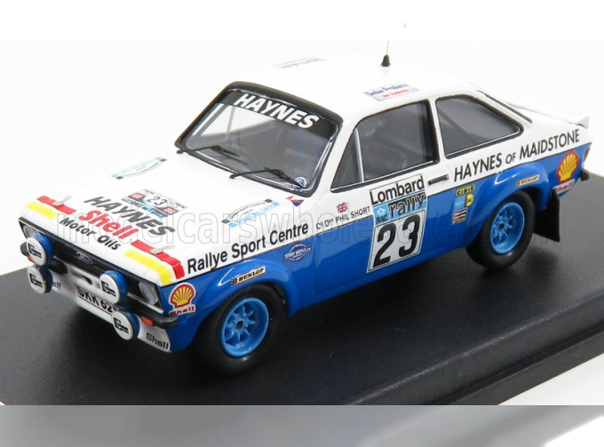 FORD Escort Mkii №23 Rally Rac Lombard (1978) J.Taylor - P.Short, White Blue