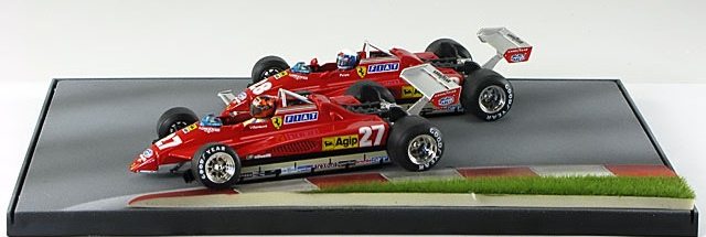 FERRARI 126 C2 Turbo Set Duel San Marino, Villeneuve/Pironi (1982)