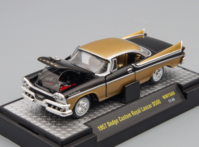 DODGE Custom Royal Lancer D500 1957, black / gold