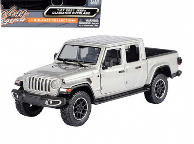 JEEP Gladiator Overland Hard Top 2020, silver