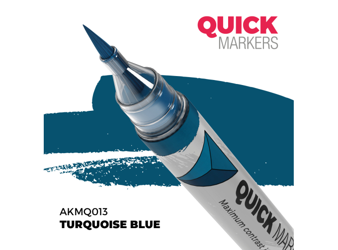 Маркер QUICK MARKER - Бирюзово-голубой / Turquoise Blue