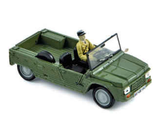 CITROEN Mehari Gendarmerie с фигуркой жандарма (1979), green