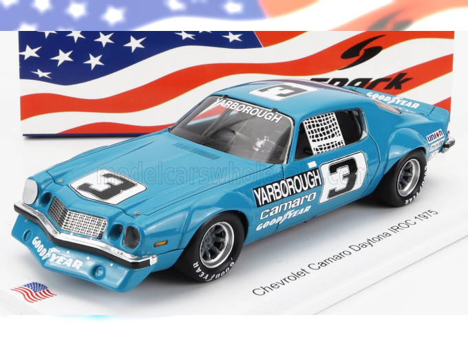 CHEVROLET Camaro №3 Iroc Daytona Season (1974-1975) C.Yarborough, Light Blue