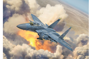 Сборная модель McDONNEL DOUGLAS F-15e Strike Eagle Military Airplane (1986)