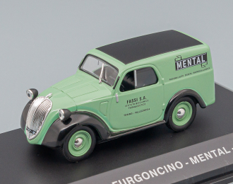 FIAT 500a Furgoncino Van Mental 1953, Light Green Black