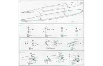 Сборная модель USS NEW JERSEY BB-62 1945
