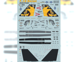 Декаль F-18 Hornet Part 2 Wet deacal