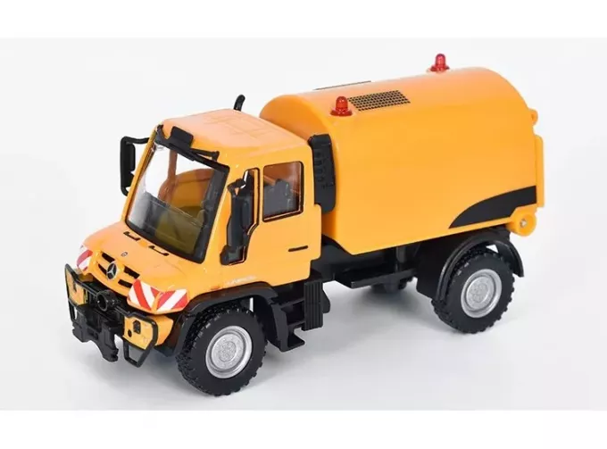MERCEDES-BENZ Unimog Подметально-уборочная машина, оранжевый