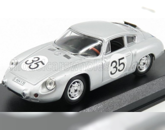 PORSCHE 356b Abarth №35 Winner Class Gt 1.6 24h Le Mans (1960) Linge - Walter, Silver