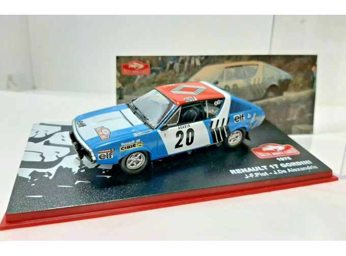 RENAULT 17 Gordini #20 из серии Rallye Monte-Carlo