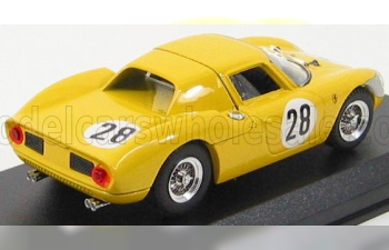 FERRARI 250 Lm N 28 1000km Parigi 1966 Gosselin - Noblet, Yellow