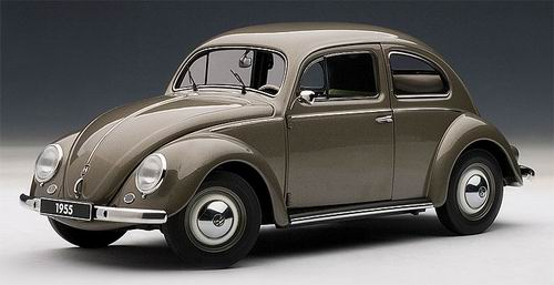 VOLKSWAGEN BEETLE KAFER LIMOUSINE 1955, POLARIS SILVER