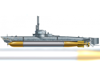 Сборная модель Biber Midget Submarine
