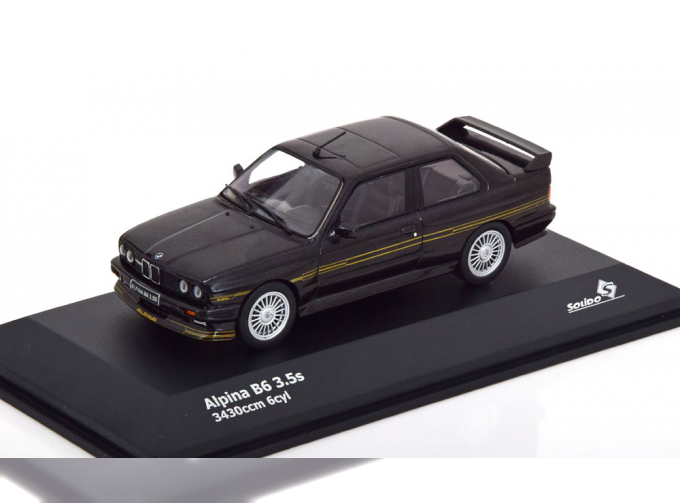 BMW Alpina B6 3.5S E30, black metallic