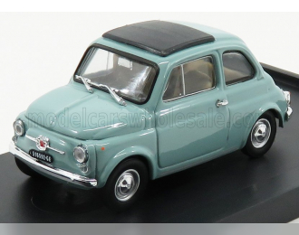 FIAT 500f Tetto Chiuso - Closed 1965, Grigio Garda - Light Blue