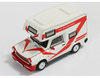 TRABANT 601 Wohnmobil 1980, white / red