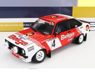 FORD ESCORT RS 1800 (night version) №4 4th RALLY LOTTO HASPENGOUW (1981) R.DROOGMANS - R.JOOSTEN, RED/ WHITE