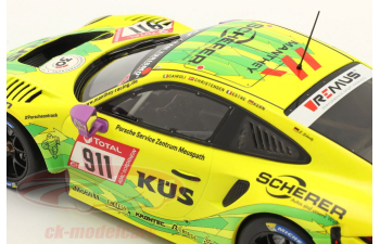 PORSCHE 911 (991 II) GT3 R #911 "Grello" Manthey-Racing 24h Nuerburgring Matteo Cairoli, Kévin Estre, Michael Christensen (2021)