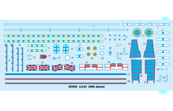 Сборная модель Британская атомная подводная лодка HMS Astute
