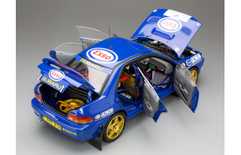 SUBARU Impreza Wrc 555 №1 Winner Rally Memorial Bettega (1993) Colin Mcrae, Blue Yellow Gold