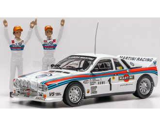 LANCIA 037 Rally Evo №1 Walter Röhrl/Christian Geistdörfer Rally Monte Carlo (1983), white/blue/red