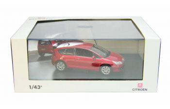 CITROEN C4, red metallic