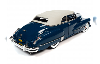 CADILLAC Series 62 Soft Top Convertible (1947), синий с белым