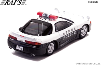 MITSUBISHI GTO Twin Turbo MR (Z15A) *Hjgh Way Police Car Niigata 357* (1994), black / white