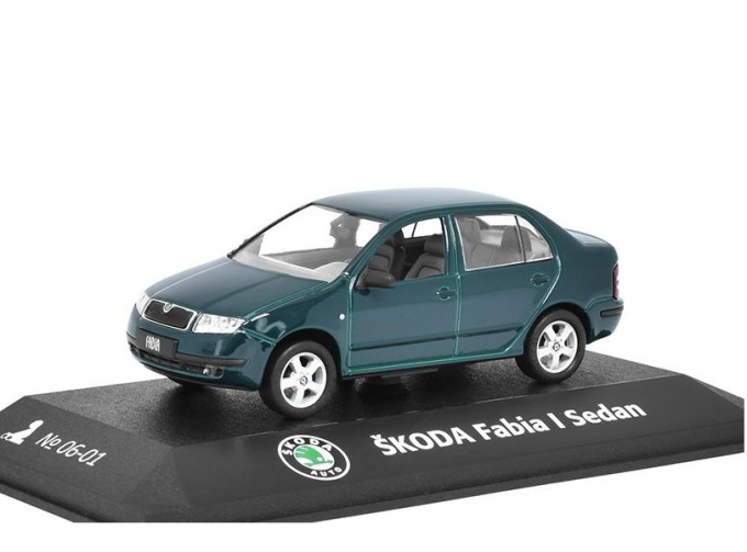 SKODA Fabia I Sedan (2000), green