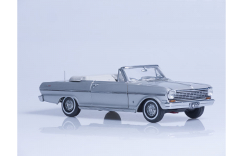 CHEVROLET Nova Open Convertible (1963), satin silver