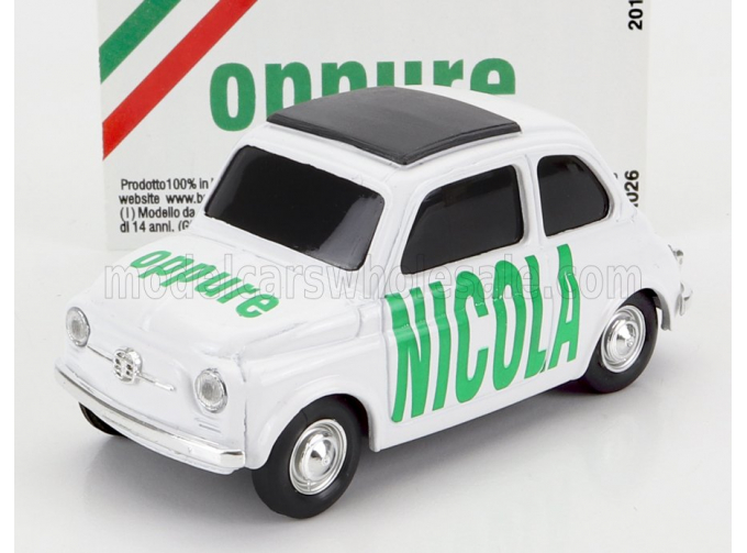 FIAT 500 Nicola - Oppure, White