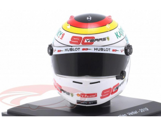 MINI HELMET Sebastian Vettel FERRARI SF90 2nd Deutschland GP Formula 1 (2019)