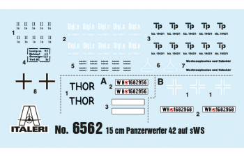 Сборная модель Бронеавтомобиль 15 cm. Panzerwerfer 42 auf sWS