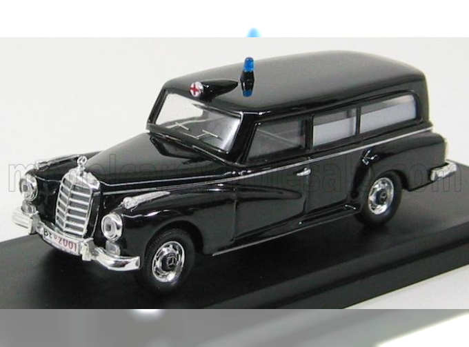 MERCEDES-BENZ 300 Ambulanza Polizia Svizzera (1958) - Ambulance - Police, Black