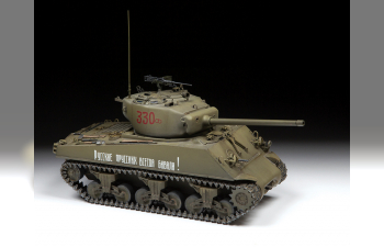 Сборная модель Американский средний танк Шерман М4А2(76)W