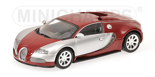 BUGATTI Veyron EDITION CENTENAIRE 2009, CHROME/RED