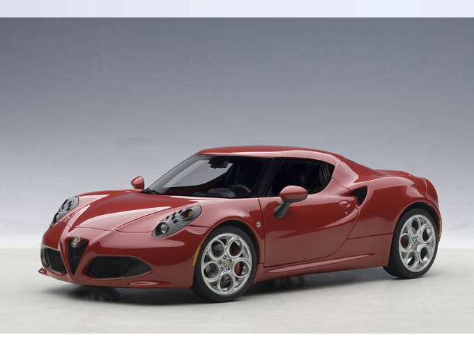 ALFA ROMEO 4C 2013 (ALFA RED) (COMPOSITE MODEL/3 OPENINGS)